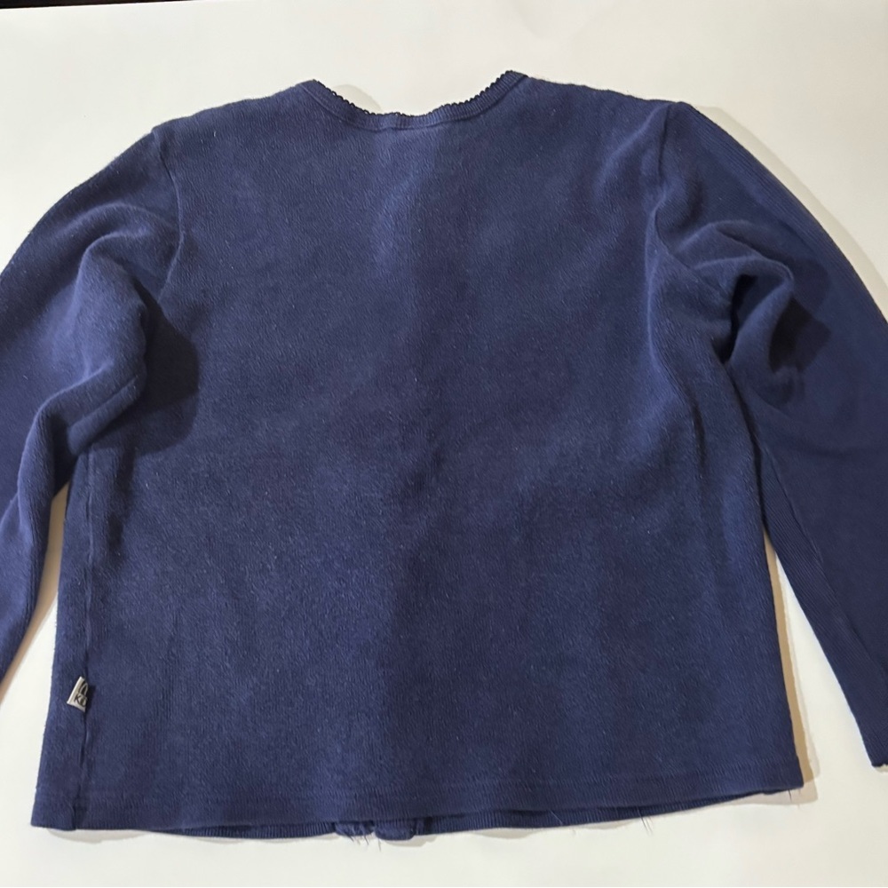Vintage mckids Embroidered Blue Cardigan - Picture 6 of 6